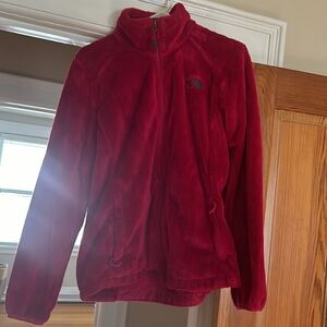 Magenta north face fleece